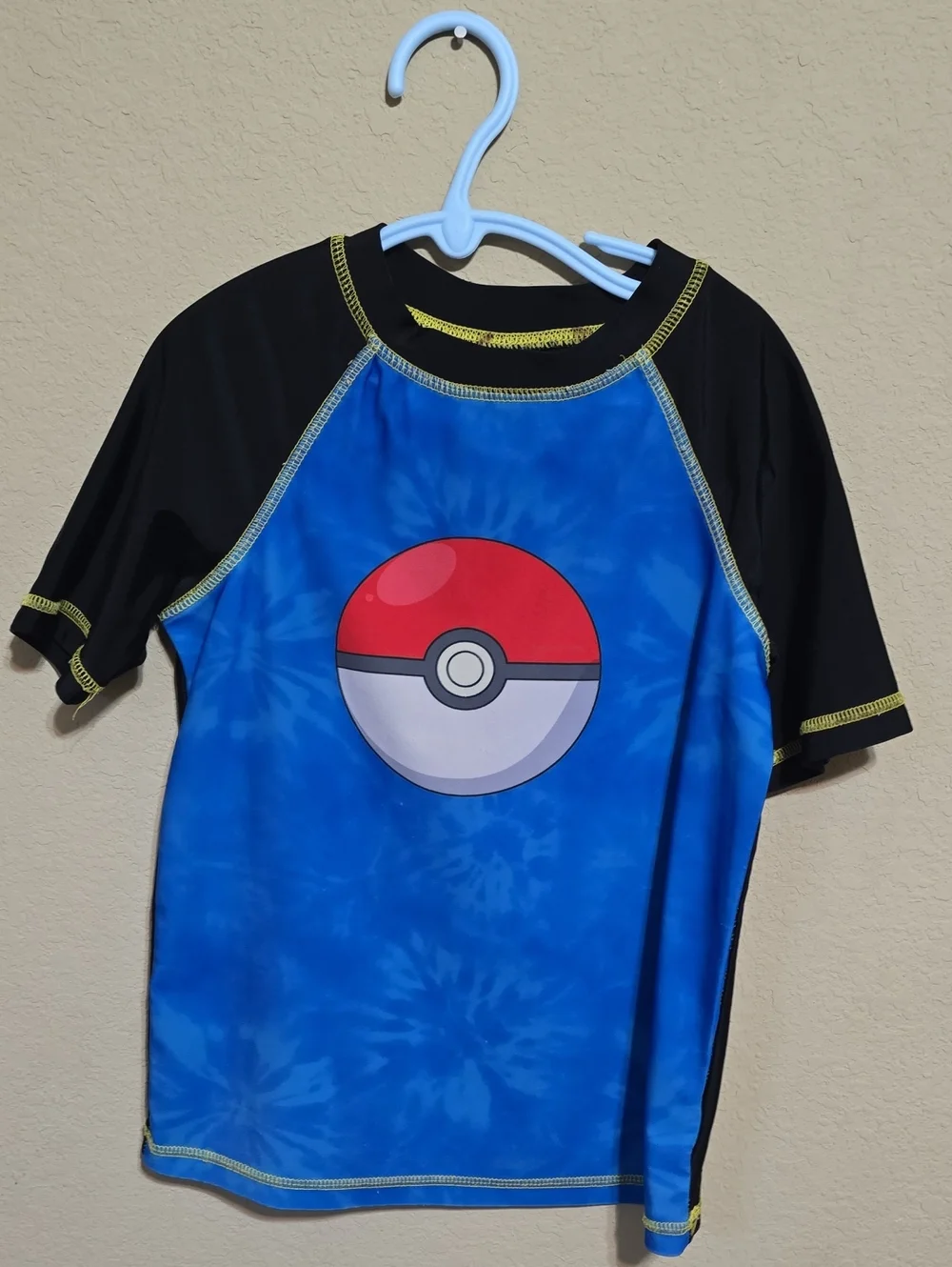 Pokemon Kids Blue & Black Poké Ball Rashguard